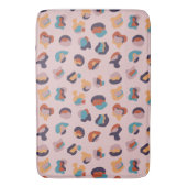 Tapis De Bain Leopard animal rose moderne (devant Vertical)