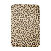 Tapis De Bain Leopard en cuir Imprimer Motif Monogramme (Devant (Vertical))