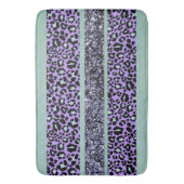 Tapis De Bain Leopard Glitter Stripes Glam 3 (devant Vertical)