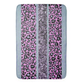 Tapis De Bain Leopard Glitter Stripes Glam 4 (devant Vertical)