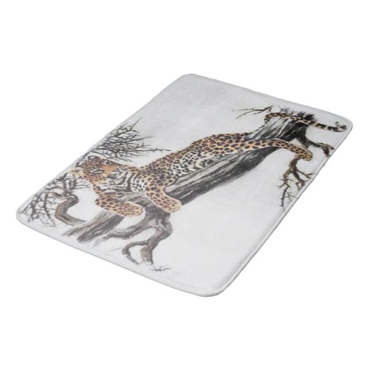 Tapis De Bain Leopard Lovers (Angle)