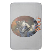 Tapis De Bain Les amateurs de loups (devant Vertical)