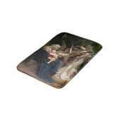 Tapis De Bain Les Anges par William Adolphe Bouguereau (Angle)