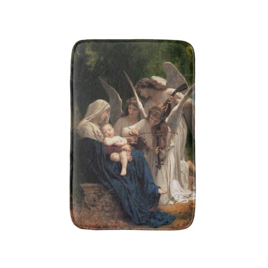 Tapis De Bain Les Anges par William Adolphe Bouguereau (Devant (Vertical))