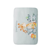 Tapis De Bain Les animaux de la jungle de Cute Safari (Devant (Vertical))