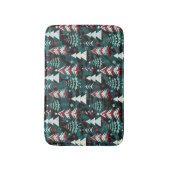 Tapis De Bain Les arbres de Noël. (Devant (Vertical))