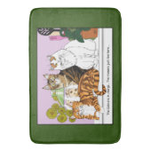 Tapis De Bain Les chats sont en charge (devant Vertical)
