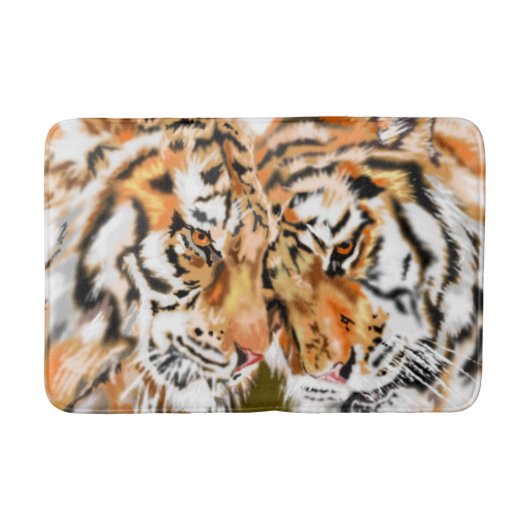 Tapis De Bain Les Deux Tigers (Devant)