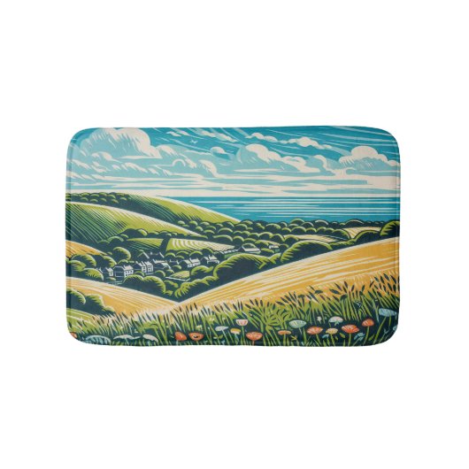 Tapis De Bain Les Downs Sussex (Devant)