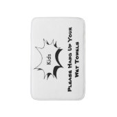 Tapis De Bain Les enfants drôles de citation accrochent votre (Devant (Vertical))