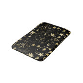 Tapis De Bain Les étoiles d'or et les coeurs (Angle)