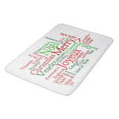 Tapis De Bain Les Fêtes De Noël Dans Le Monde Entier (Angle)