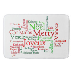 Tapis De Bain Les Fêtes De Noël Dans Le Monde Entier