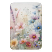 Tapis De Bain Les Fleurs Dans Le Far (devant Vertical)