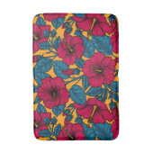 Tapis De Bain Les fleurs d'Hibiscus (Devant (Vertical))