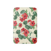 Tapis De Bain Les fleurs tropicales du Lotus Blanc (Devant (Vertical))