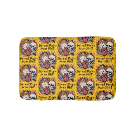 Tapis De Bain Les gens normaux me font peur (Devant)