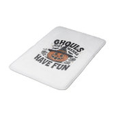 Tapis De Bain Les goules veulent juste s'amuser Halloween Citrou (Angle)
