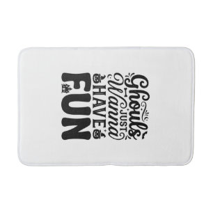 Tapis De Bain Les goules veulent juste s'amuser SVG Halloween vi