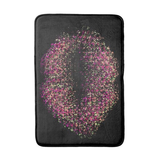 Tapis De Bain Les lèvres d'art Abstrait moderne #37 (Devant (Vertical))