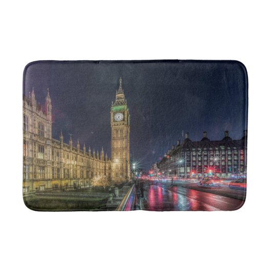Tapis De Bain Les monuments | Big Ben la nuit (Devant)