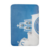 Tapis De Bain Les monuments | Église grecque du dôme bleu (Devant (Vertical))