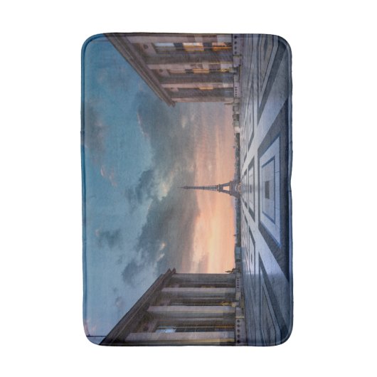Tapis De Bain Les monuments | La Tour Eiffel (Devant (Vertical))