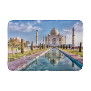Tapis De Bain Les monuments Taj Mahal Sunrise