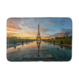 Tapis De Bain Les monuments Tour Eiffel