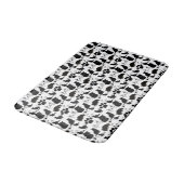 TAPIS DE BAIN LES MOTIFS DE CHATS NOIRS (Angle)