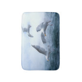 Tapis De Bain Les mouettes volent au-dessus de la mer (Devant (Vertical))