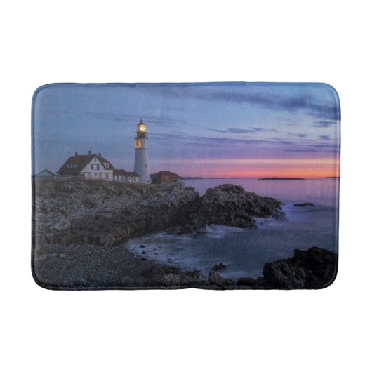 Tapis De Bain Les phares | Phare du Cap Elizabeth Maine (Devant)