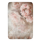 Tapis De Bain Les pivoines en Pink Pastels (devant Vertical)