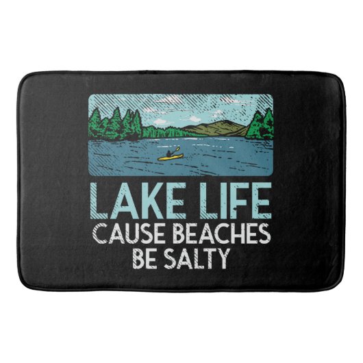 Tapis De Bain Les plages salées Lake Life (Devant)