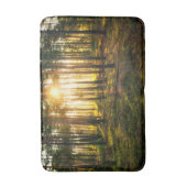 Tapis De Bain Les poutres du soleil brille dans la pinède (Devant (Vertical))