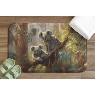 Tapis De Bain Les rêves de la forêt de Koala