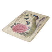 Tapis De Bain Les rêves de paon (Angle)