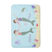 Tapis De Bain Les soeurs Brown de cheveux de sirène ont (Devant (Vertical))