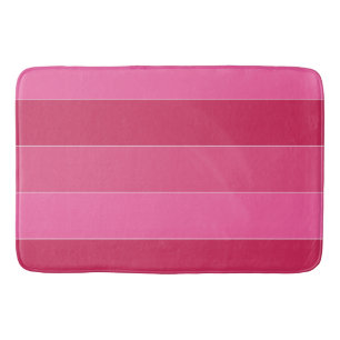 Tapis De Bain Les tons roses des rayures hawaiiennes