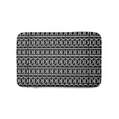 Tapis De Bain Lettre initiale D monogramme (Devant)
