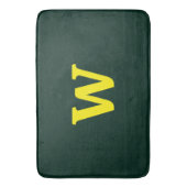 Tapis De Bain LETTRE initiale jaune vif moderne (devant Vertical)