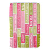 Tapis De Bain Lettres d'amour (devant Vertical)