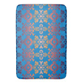Tapis De Bain Lever de soleil sur Blue Sky Royal Damask (devant Vertical)