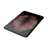 Tapis De Bain Lèvres modernes #11 d'art abstrait (Angle)