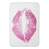 Tapis De Bain Lèvres Parties scintillant roses #2 (devant Vertical)