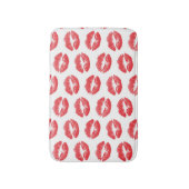 Tapis De Bain Lèvres Rouges, Motif De Lèvres, Rouge Lèvres, Bais (Devant (Vertical))