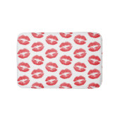 Tapis De Bain Lèvres Rouges, Motif De Lèvres, Rouge Lèvres, Bais (Devant)