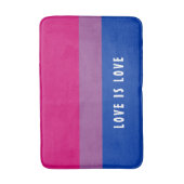 Tapis De Bain LGBT Rainbow Bisexual Pride drapeau Texte personna (Devant (Vertical))