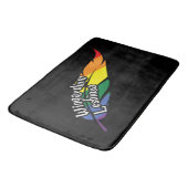 Tapis De Bain LGBTQ drôle | Jouer sur les mots | Fierté | Arc en (Angle)