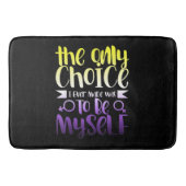 Tapis De Bain LGBTQ Queer Nonbinary  Androgynous Non Binary (Devant)